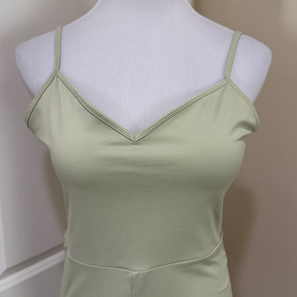Reformation Emmy Limon Green One Piece Ecostretch Athleisure Jumpsuit Size Large - Picture 3 of 9